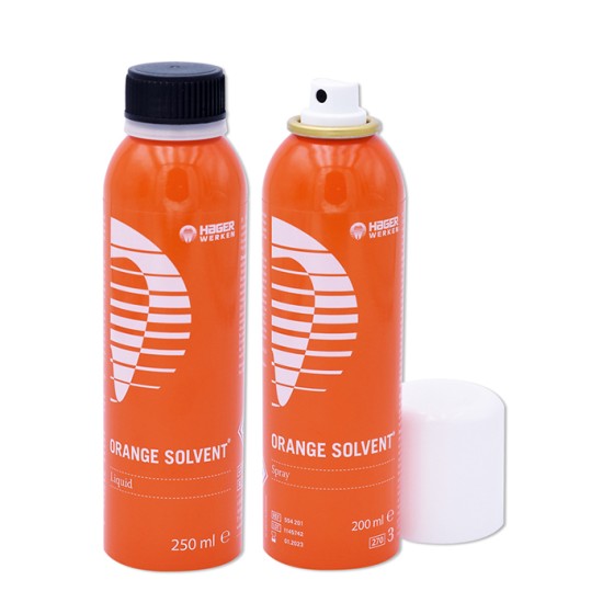 ORANGE SOLVENT SPRAY 200ml.  HAGER W.