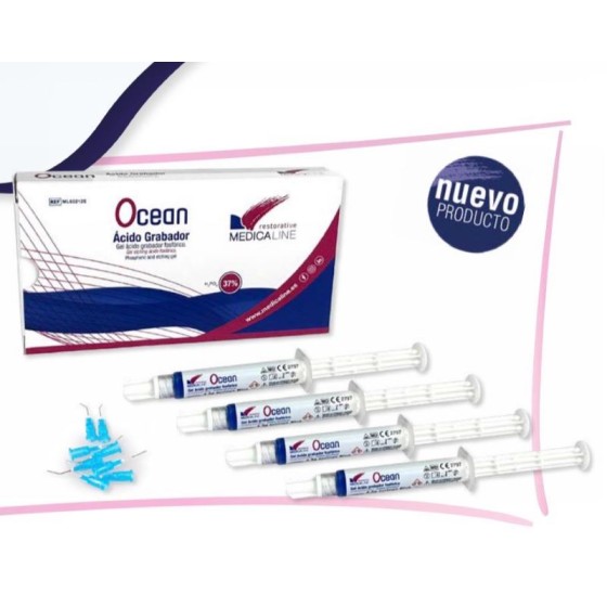ACIDO GRABADOR OCEAN AZUL 4x4,3g. MEDICALINE